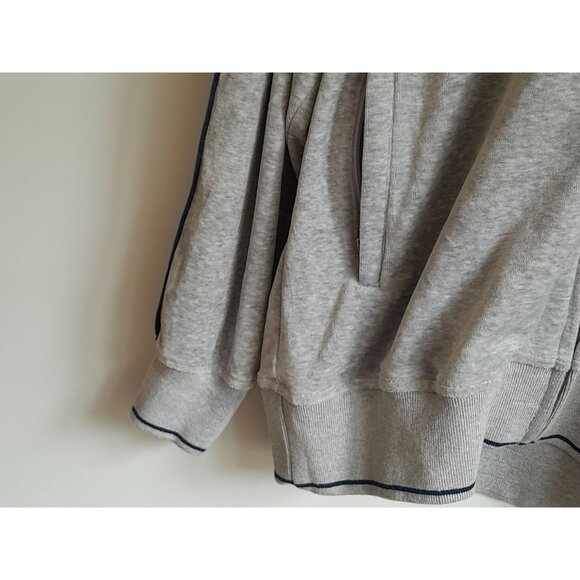 Vintage Phatfarm Mens Velour Tracksuit Size Large Casual Jacket Dove Gray - Picture 4 of 6